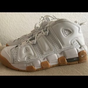 *SOLD* Nike Air More Uptempo GS White Gum Bottom